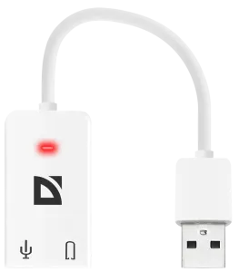 Defender - Placă de sunet externă USB Audio USB