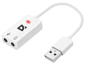 Defender - Placă de sunet externă USB Audio USB