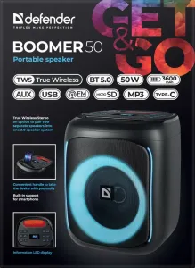 Defender - Sistem audio portabil Boomer 50