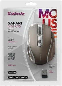 Defender - Mouse optic fără fir Safari MM-675