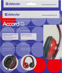 Defender - Garnitură pentru smartphone Accord HN-047