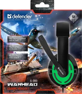 Defender - Garnitură pentru jocuri Warhead G-300