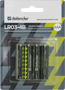 Defender - Baterie alcalină LR03-4B