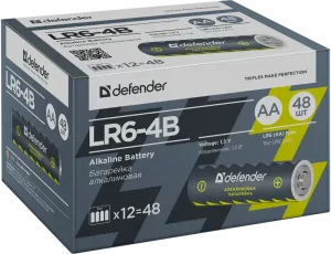 Defender - Baterie alcalină LR6-4B