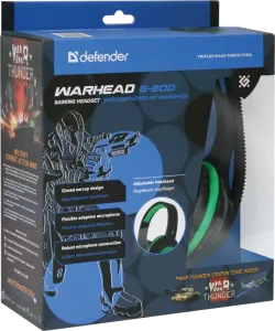 Defender - Garnitură pentru jocuri Warhead G-200