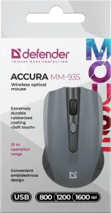 Defender - Mouse optic fără fir Accura MM-935