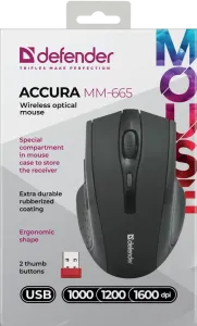 Defender - Mouse optic fără fir Accura MM-665