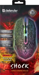 Defender - Mouse pentru jocuri cu fir Shock GM-110L