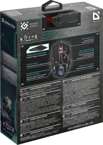 Defender - Mouse pentru jocuri cu fir Killer GM-170L