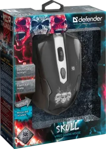 Defender - Mouse pentru jocuri cu fir Skull GM-180L