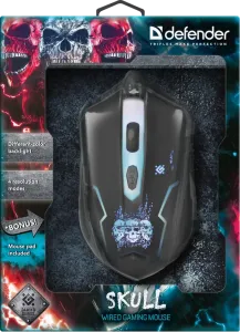 Defender - Mouse pentru jocuri cu fir Skull GM-180L