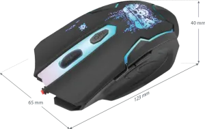 Defender - Mouse pentru jocuri cu fir Skull GM-180L
