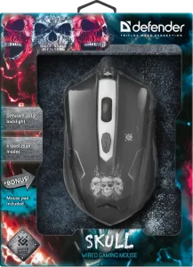 Defender - Mouse pentru jocuri cu fir Skull GM-180L