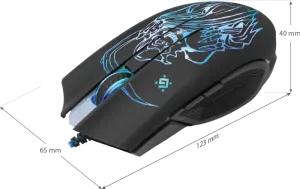 Defender - Mouse pentru jocuri cu fir Ghost GM-190L