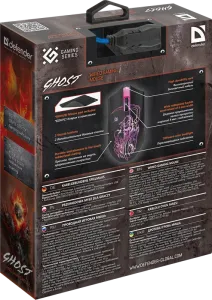 Defender - Mouse pentru jocuri cu fir Ghost GM-190L