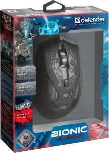 Defender - Mouse pentru jocuri cu fir Bionic GM-250L