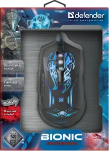 Defender - Mouse pentru jocuri cu fir Bionic GM-250L