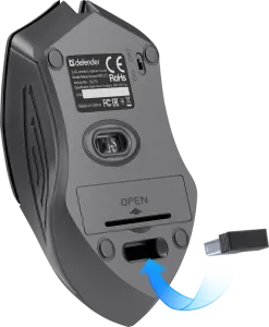 Defender - Mouse optic fără fir Accura MM-275