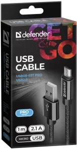 Defender - Cablu USB USB08-03T PRO USB2.0