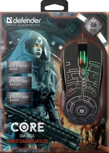 Defender - Mouse pentru jocuri cu fir Core GM-330L