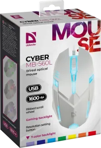 Defender - Mouse optic cu fir Сyber MB-560L