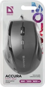 Defender - Mouse optic cu fir Accura MM-362