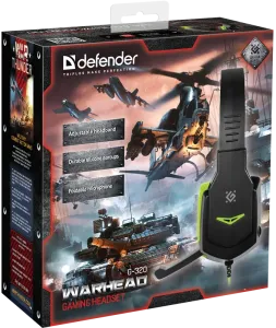 Defender - Garnitură pentru jocuri Warhead G-320