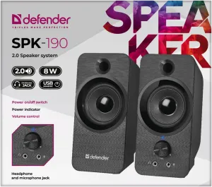 Defender - Sistemul audio 2.0 SPK-190