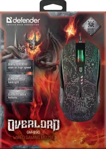 Defender - Mouse pentru jocuri cu fir OverLord GM-890