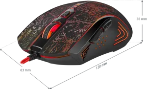 Defender - Mouse pentru jocuri cu fir OverLord GM-890