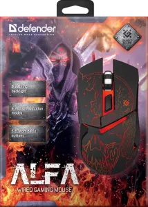 Defender - Mouse pentru jocuri cu fir Alfa GM-703L