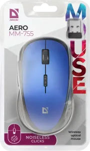 Defender - Mouse optic fără fir Aero MM-755