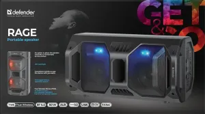 Defender - Sistem audio portabil Rage