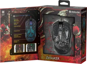 Defender - Mouse pentru jocuri cu fir InvokerGM-947