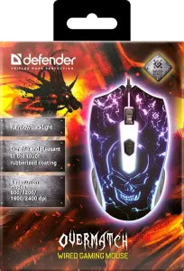 Defender - Mouse pentru jocuri cu fir Overmatch GM-069