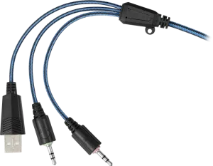 Defender - Garnitură pentru jocuri Warhead G-390 LED