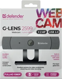 Defender - Cameră web G-lens 2599 FullHD