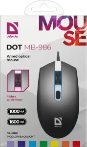 Defender - Mouse optic cu fir Dot MB-986