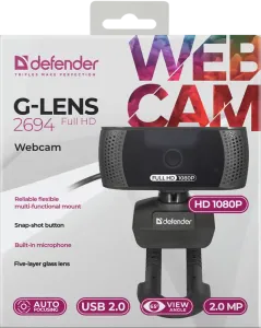Defender - Cameră web G-lens 2694 Full HD