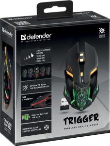 Defender - Mouse pentru jocuri fără fir Trigger GM-934