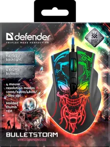 Defender - Mouse pentru jocuri cu fir Bulletstorm GM-928