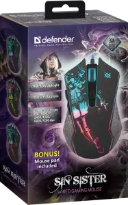 Defender - Mouse pentru jocuri cu fir Sin'Sister GM-933