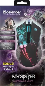 Defender - Mouse pentru jocuri cu fir Sin'Sister GM-933