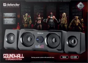 Defender - Sistemul audio 2.1 Soundwall