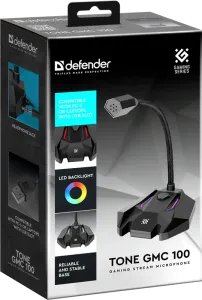 Defender - Microfon pentru streaming Tone GMC 100