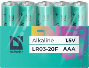 Defender - Baterie alcalină LR03-20F