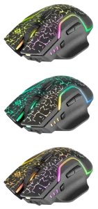 Defender - Mouse pentru jocuri fără fir Oneshot GM-067