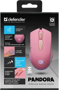 Defender - Mouse pentru jocuri fără fir Pandora GM-502