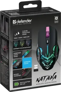 Defender - Mouse pentru jocuri fără fir Katana GM-511