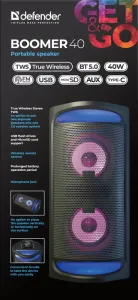 Defender - Sistem audio portabil Boomer 40